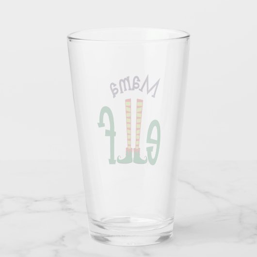 Mama Elf Glas (Rückseite)