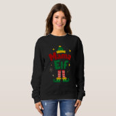 Mama Elf Matching Family Christmas Design Sweatshirt (Vorne ganz)