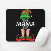 Mama Elf Mother Christmas Family Matching Group Pr Mousepad (Mit Mouse)