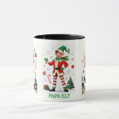 Mama Elf Mug – Cute Holiday Christmas Coffee cup Tasse (Zentrum)
