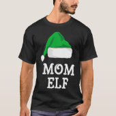 Mama Elf Weihnachts Matching Family Pj Pajama Xmas T-Shirt (Vorderseite)