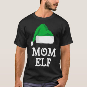 Mama Elf Weihnachts Matching Family Pj Pajama Xmas T-Shirt