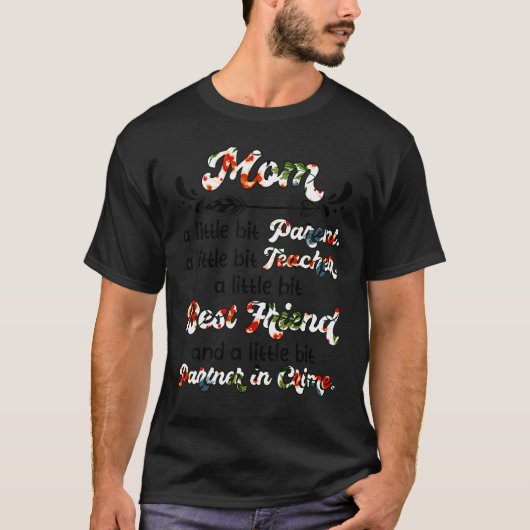 Mama Eltern Lehrer Komplize T-Shirt (Vorderseite)