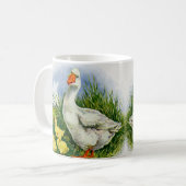 Mama-Ente und -Enten der 30er Jahre Kaffeetasse (Vorderseite Links)