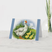 Mama-Ente und Enten Karte (Rückseite)