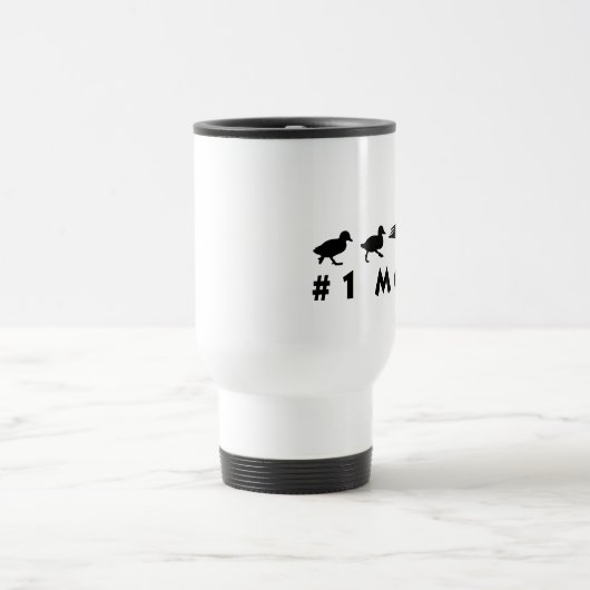 Mama-Ente und Entlein der Nr.-eine in der Reisebecher (Mittel)