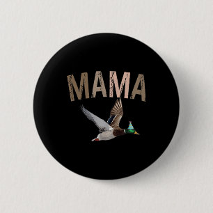Mama-Enten-Jagd Ein Glücks-Ente 1. Geburtstag Fami Button