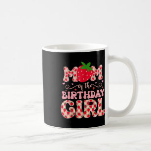 Mama Erdbeere erster Geburtstag Familie lustige Er Kaffeetasse