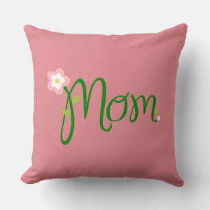 Mama Erdbeere Rosa Kissen Kissen