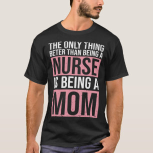 Mama ernähren Mutter Krankenschwester Herzschläfer T-Shirt