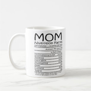 Mama Ernährung Funny Mthers Day Kaffeetasse