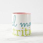 Mama Ernährung Zwei-Tonen-Tasse (11 oz) Zweifarbige Tasse (Mittel)