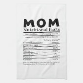 Mama Ernährungsfakte Geschirrtuch (Vertikal)