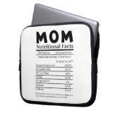 Mama Ernährungsfakte Laptopschutzhülle (Vorderseite Links)