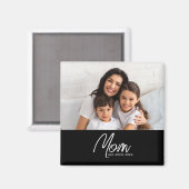 Mama Eröffnete Foto-Geschenkmagnet Magnet (Vorderseite/Rückseite)