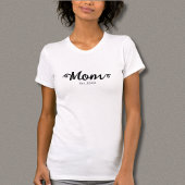 Mama erstellt Schwarzes Skript T-Shirt