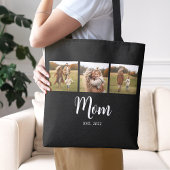 Mama erstellt Script Black 3 Foto Tote Bag Tasche