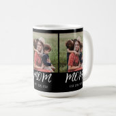 Mama erstellt Skript Black 3 Foto Kaffeetasse (VorderseiteRechts)