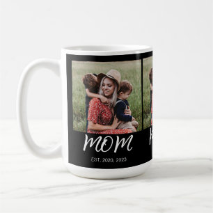 Mama erstellt Skript Black 3 Foto Kaffeetasse