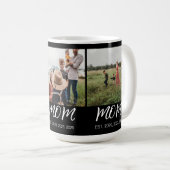 Mama erstellt Skript Black 3 Foto Kaffeetasse (VorderseiteRechts)