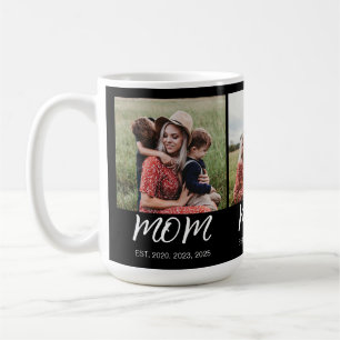 Mama erstellt Skript Black 3 Foto Kaffeetasse