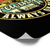 Mama Ery Breastfeeding Brewery New Mom Brewing Co  Poster (Ecke)