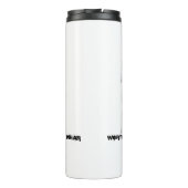 MAMA - es lohnt sich zu tragen Thermosbecher (Rückseite)