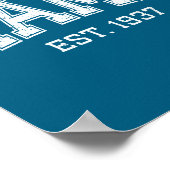 Mama Est 1937 Mom D Mothers Day Ized  Poster (Ecke)