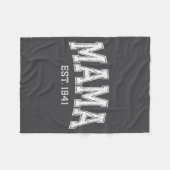 Mama Est 1941 Mom D Mothers Day Ized  Fleecedecke (Vorderseite (Horizontal))