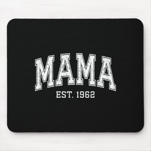 Mama Est 1962 Mom D Mothers Day Ized  Mousepad (Vorne)