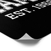 Mama Est 1966 Mom D Mothers Day Ized  Poster (Ecke)