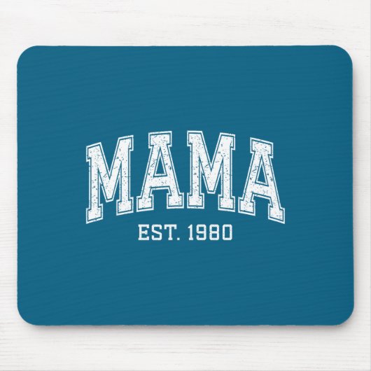Mama Est 1980 Mom D Mothers Day Ized Mousepad (Vorne)