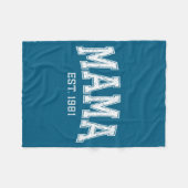 Mama Est 1981 Mom D Mothers Day Ized  Fleecedecke (Vorderseite (Horizontal))