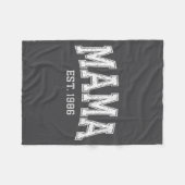 Mama Est 1986 Mom D Mothers Day Ized  Fleecedecke (Vorderseite (Horizontal))