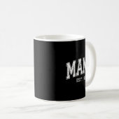 Mama Est 1999 Mom D Mothers Day Ized Kaffeetasse (VorderseiteRechts)