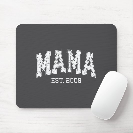 Mama Est 2009 Mom D Mothers Day Ized Mousepad (Mit Mouse)