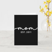 Mama Est 2011 Mama D Muttertag Ized  Karte (Gelbe Blume)