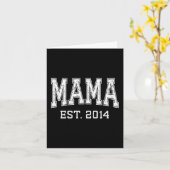 Mama Est 2014 Mom D Mothers Day Ized Premium Tri-b Karte (Gelbe Blume)