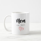 Mama Est. 2017 Kaffee-Tasse - neues Kaffeetasse (Links)