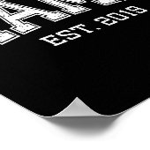 Mama Est 2019 Mom D Mothers Day Ized  Poster (Ecke)