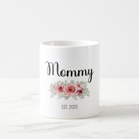 Mama Est 2023 Tasse, Mama und Vater Tasse (Mittel)