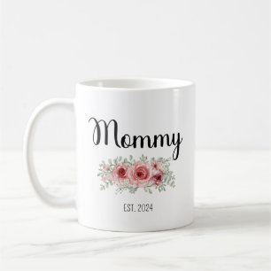 Mama Est 2024 für Mommy Mama Tasse