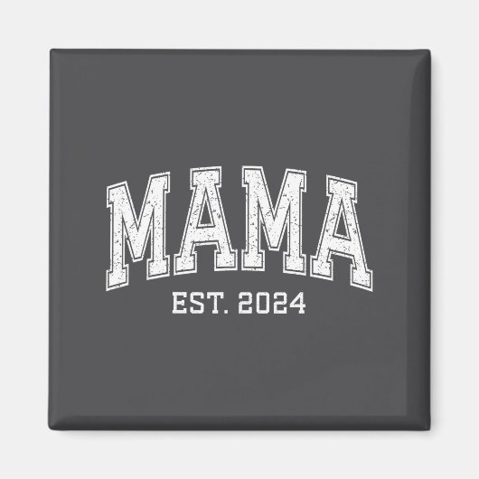 Mama Est 2024 Mom D Mothers Day Ized Magnet (Vorne)