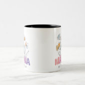 Mama Est 2024 Mothers Day Zweifarbige Tasse (Mittel)