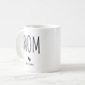 Mama Est 2025 Mama erwartet erste Junge Mutter für Kaffeetasse (Vorderseite Links)