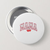 Mama est 2025 Mütter Tag Coquette Bogen Button (Vorne & Hinten)