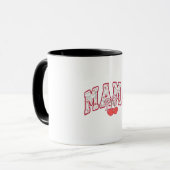 Mama est 2025 Mütter Tag Coquette Bogen Tasse (Vorderseite Links)
