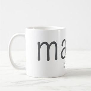 Mama Est 2025 Personalisierte Tasse