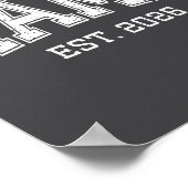 Mama Est 2026 Mom D Mothers Day Ized  Poster (Ecke)