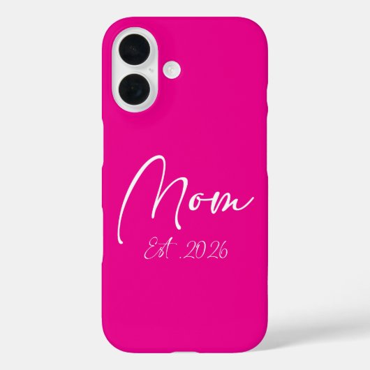 Mama Est 2026 Neue Mamas werdende Mutter 2026 Case-Mate iPhone Hülle (Rückseite)